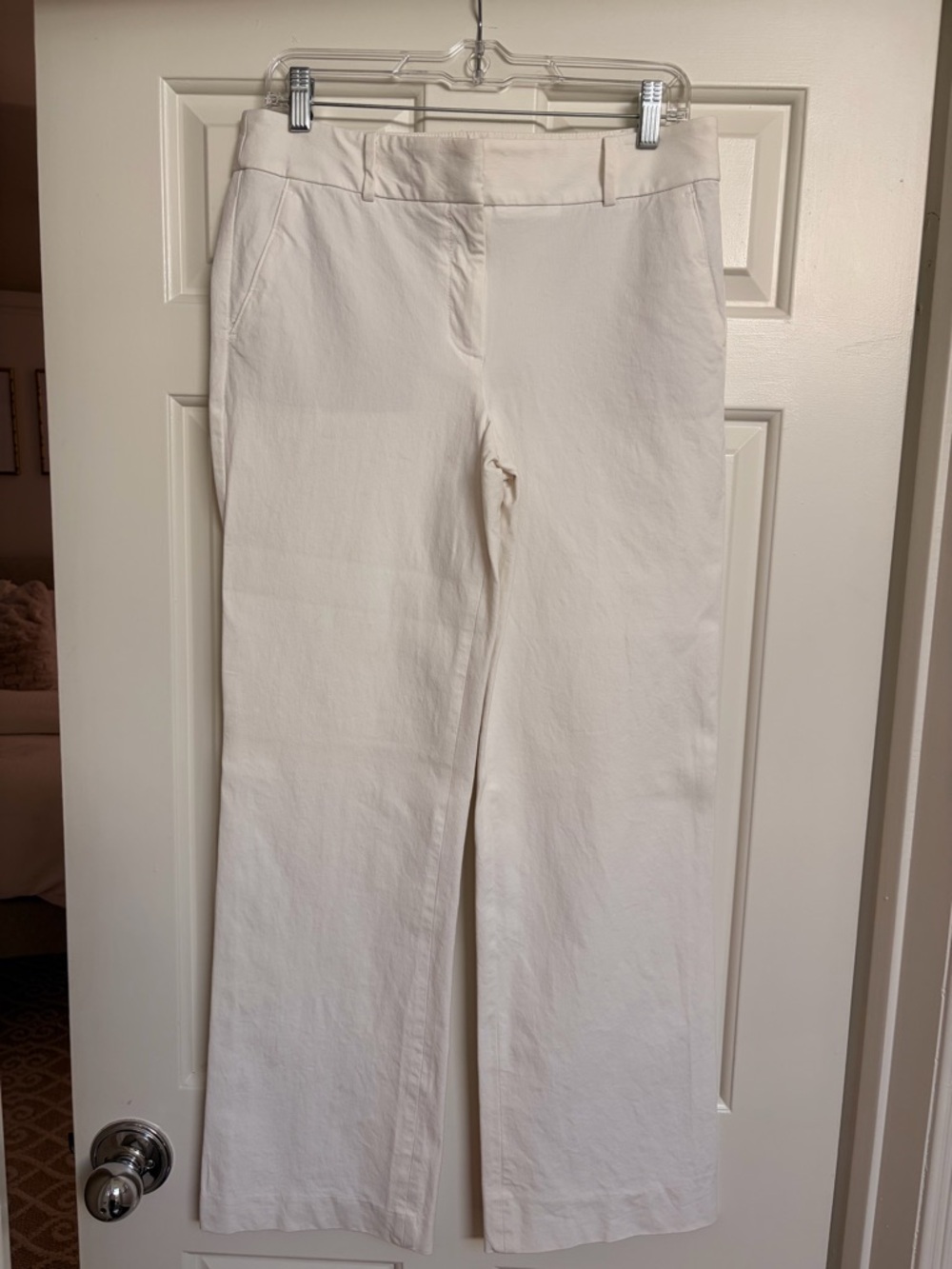 Talbots Newport Pant - Light Cream - Picture 3 of 11